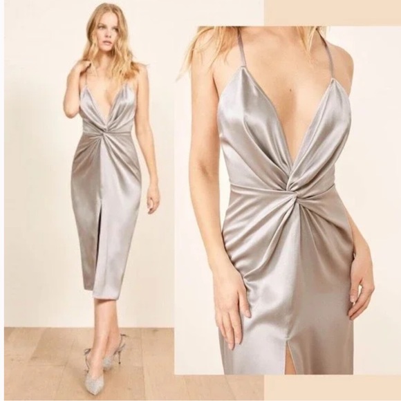 Reformation Dresses & Skirts - Reformation Robinson twist front midi dress